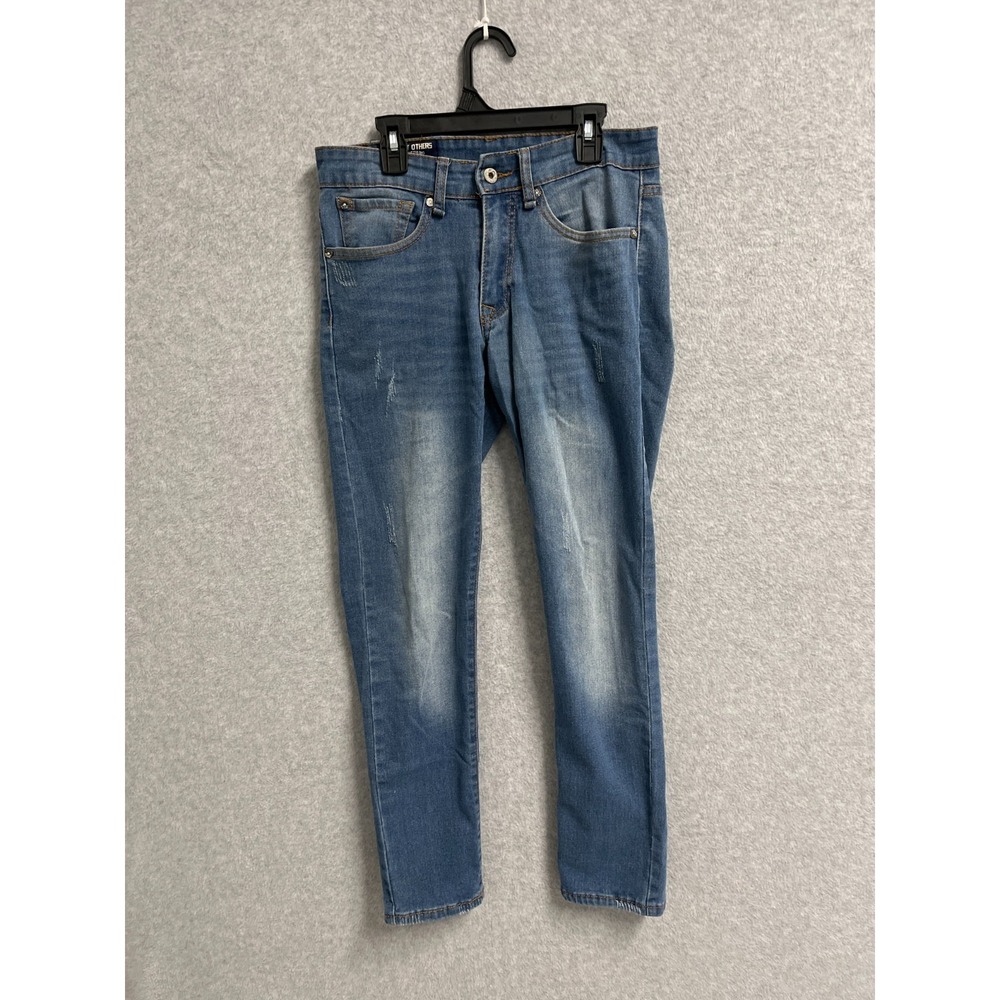 American Legacy‎ Amongst Others Jeans Mens 28x30 Blue Denim Cotton Slim Stretch